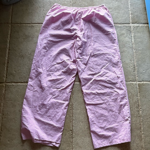 Target Pink and White Striped Pajama Pants - Picture 3 of 4